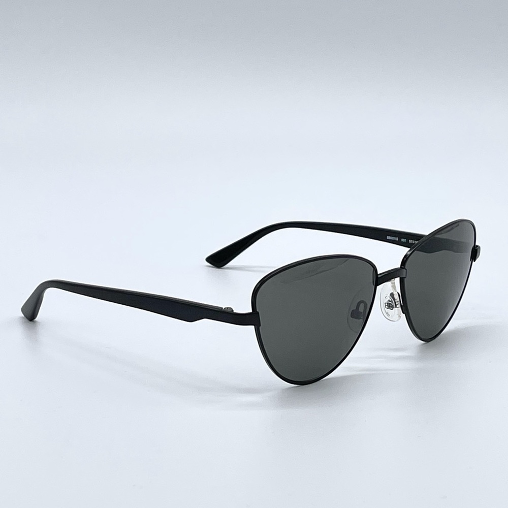 NEW BALENCIAGA BB0011S 001 BALCK SUNGLASSES - Picture 4 of 15